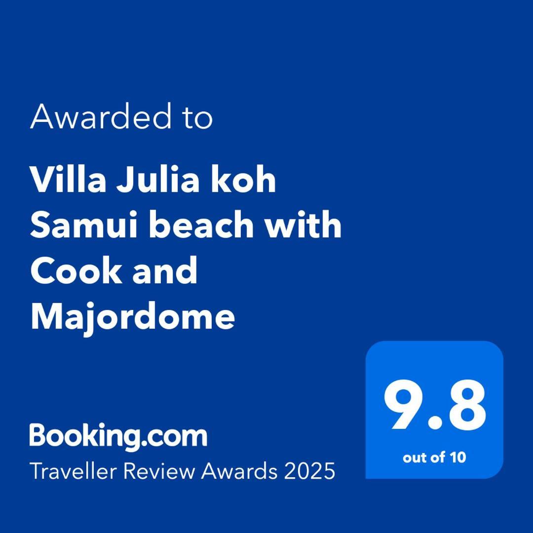 Villa Julia Koh Samui Beach With Cook And Majordome Lamai Beach  Exterior photo